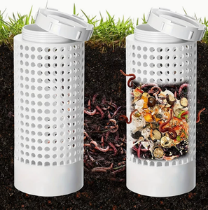 Composter da Giardino Interrato per Rifiuti Alimentari, Contenitore per Compostaggio di Fertilizzante Organico - Product Image 4