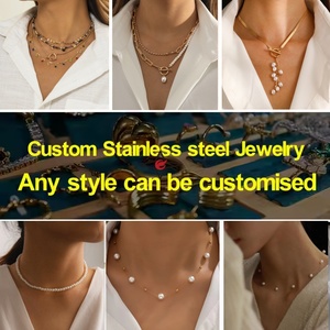 <span class=keywords><strong>Collana</strong></span> <span class=keywords><strong>Rosario</strong></span> Personalizzata in <span class=keywords><strong>Argento</strong></span> 14k 18k, Perline Islamiche in Acciaio Inox 304, Croce Cattolica Placcata Oro - Product Image 4