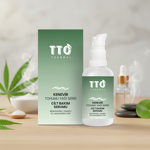 Sérum réparateur hydratant thermique TTO, huile de graines de chanvre, centella asiatica, acide hyaluronique, collagène, glycérine, anti-âge, nourrissant - Product Image 3