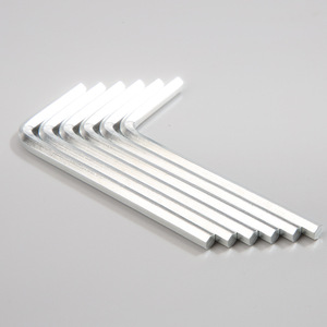 Clé hexagonale 4 mm chromée, clé hexagonale métrique pour outils de réparation DIY - Product Image 1