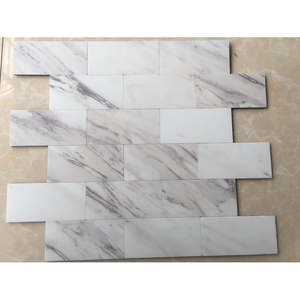 Mosaico de pared blanco <span class=keywords><strong>con</strong></span> diseño 3d contra salpicaduras de mármol, pegatina de mosaico de Pvc <span class=keywords><strong>para</strong></span> pared - Product Image 2