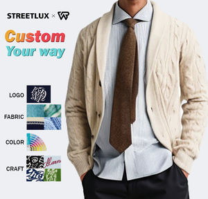 เสื้อถักแบบสวมศีรษะของผู้ชายเสื้อถักแขนค้างคาว - Product Image 1
