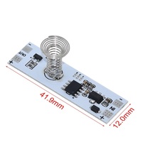Interrupteur à ressort hélicoïdal interrupteur de commande de gradateur LED interrupteur à capteur tactile capacitif