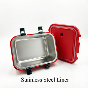 Ensemble de 4 chauffe-plats rectangulaires en acier inoxydable de 8L, 18L, 32L et 48L, boîte thermique isolée <span class=keywords><strong>pour</strong></span> <span class=keywords><strong>garder</strong></span> <span class=keywords><strong>les</strong></span> <span class=keywords><strong>aliments</strong></span> <span class=keywords><strong>au</strong></span> <span class=keywords><strong>chaud</strong></span> <span class=keywords><strong>pour</strong></span> la restauration hospitalière - Product Image 3