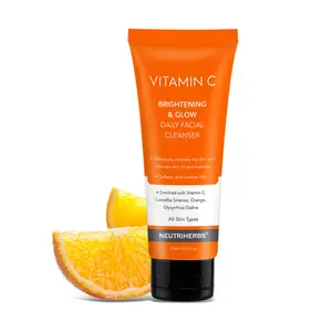 피부 관리 아미노산 청소 모공 거품 비타민 C 페이셜 클렌저 화이트닝 페이스 워시 페이셜 클렌저