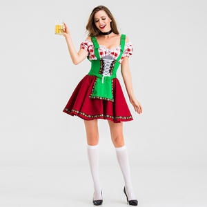 Festival de <span class=keywords><strong>la</strong></span> cerveza alemana Fiesta de disfraces Juego de rol Cerveza <span class=keywords><strong>Chica</strong></span> <span class=keywords><strong>Restaurante</strong></span> Camarera Vestido - Product Image 2