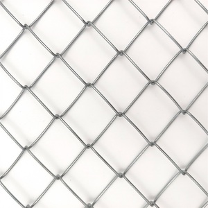Heavy Duty <strong>Diamond</strong> <strong>Shape</strong> Cyclone Wire Mesh <strong>Chain</strong> <strong>Link</strong> Fence Hot Dip Galvanized Farm Fence for Courts and Fields Metal Frame - Product Image 2