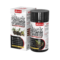 Capsules d'extrait de Maca Noire 1000mg 20:1 Formule Péruvienne pour Adultes Soutien à l'Endurance Physique 90 Capsules OEM ODM Vente en Gros Bienvenue