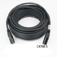 Cable de Red Cat 6 Blindado de 30M 50M 75M 100M 8P8C para Audio, Video e Iluminación con Conectores Ethercon