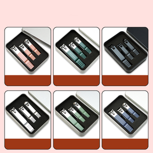 Juego de cortaúñas profesional de acero inoxidable-Herramientas de manicura de 3 piezas para <span class=keywords><strong>uñas</strong></span> <span class=keywords><strong>perfectas</strong></span> - Product Image 6