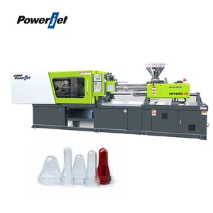 Powerjet 850 ton plastic PET preform bottle making moulding injection molding machine