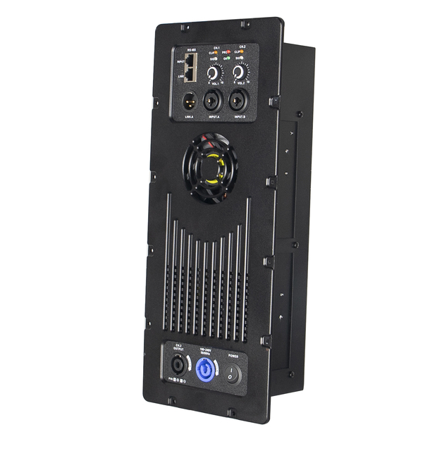 XTUGA 2-Channel 1000W Class D Audio Bass Subwoofer Active Speaker Plate Amplifier 8ohm Power Amplifier Metal Power AMP Module