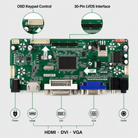 Carte pilote LVDS M.NT68676.3 1080P VGA DVI pour la réparation d'écrans DIY