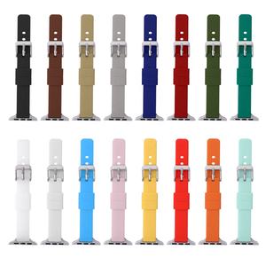 <span class=keywords><strong>Precio</strong></span> de fábrica 38mm 40mm 42mm 44mm correas de reloj 14mm nuevas correas de reloj de silicona deportiva suave para <span class=keywords><strong>Apple</strong></span> <span class=keywords><strong>Watch</strong></span> - Product Image 6