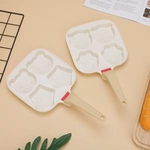 กระทะอาหารเช้าอเนกประสงค์แบบกำหนดเองได้ รูปทรงสี่เหลี่ยม ไม่ติดกระทะ มีสี่ช่องสำหรับไข่ สำหรับเด็ก ลายการ์ตูน กระทะหินไมแฟน - Product Image 2