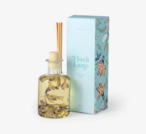 Moda ev parfüm lüks reed difüzör ambalaj popüler katlanır kozmetik kağıdı kutusu güzel perfumel kutusu