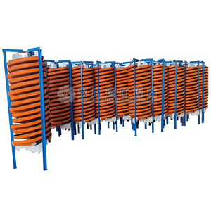 Concentrador separador de conducto en espiral de concentración por gravedad de oro húmedo de beneficio de mineral de hierro, cromita y manganeso de alta resistencia - Product Image 1