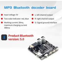 Amplificador de audio para coche sin pérdidas, módulo DIY, placa de recepción y decodificación de audio 5.0VHM-314 MP3