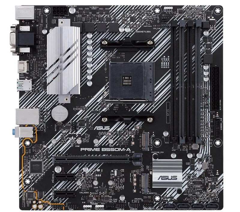 Bo Mạch Chủ ASUS PRIME B550M-A Hỗ Trợ Bo Mạch Chủ CPU AMD Ryzen AM4 Thế Hệ Thứ 3 AMD B550