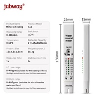 Medidor Digital de TDS para Agua, Doble Rango 0-400ppm, Pantalla LED de 8 Dígitos, Indicador de Reemplazo de Filtro RO para Control de Calidad del Agua Potable