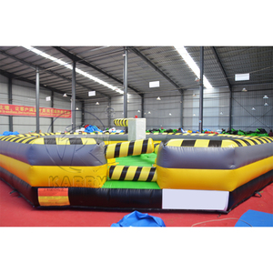 <span class=keywords><strong>Juego</strong></span> Inflable Comercial Wipeout para 8 Jugadores con Brazos Giratorios, Arena de Desafío de PVC Resistente para Carnavales, Fiestas y Alquiler de Eventos - Product Image 4