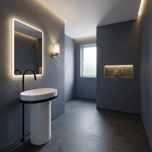 Panneaux muraux 190*145 (mm) Solution intérieure Écologique Imperméable Robuste Léger PVC Moderne Salle de bain Entrepôt - Product Image 1