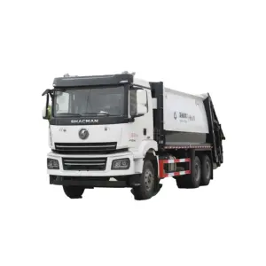 Chinese Grote Auto Nieuwe Vrachtwagen E3 6X4 Gecompersd Vuilniswagen Afvalwagen Vrachtwagen Goedkope Prijs