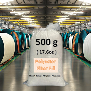 Eco-Friendly 500G Bag Soft Toy Filling 7D Fine Primary Dacron Carded <strong>Fiber</strong> Cushion Hollow Raw Fiberfill Plump <strong>Polyester</strong> <strong>Recycled</strong> - Product Image 3