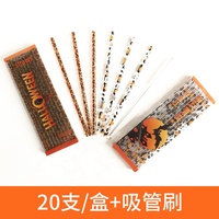 Pailles réutilisables en plastique pour Halloween, 9 pouces, motifs citrouille, chauve-souris, squelette, araignée, pour verres Mason, cadeaux de fête