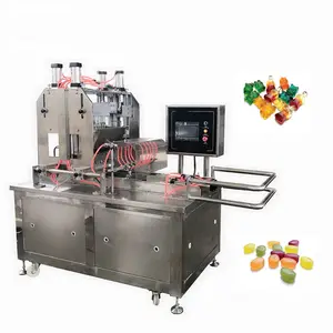 Sakızlı ayı 50 kg/saat şeker yapma fabrika güzel kalite yüksek üretim otomatik sert yumuşak şeker yapma makinesi