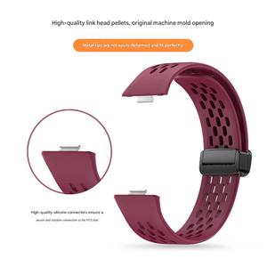 シリコン製マグネットバックルスポーツストラップ Huawei Watch Fit3 バンド Huawei <span class=keywords><strong>Fit</strong></span> 3用 通気性ブレスレット - Product Image 4