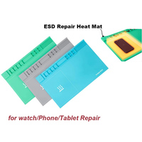 REFOX RS30 ESD réparation coussin chauffant en Silicone coussin d'isolation thermique tapis antidérapant réparation de téléphone portable tapis de préchauffage en caoutchouc de Silicone