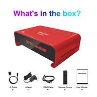FTA GX6605H Smart TV Box HD Récepteur décodeur DVB-S2 numérique FHD265 Processeur Quad Core 4 Go de RAM Prend en charge 1080p 4k WiFi activé