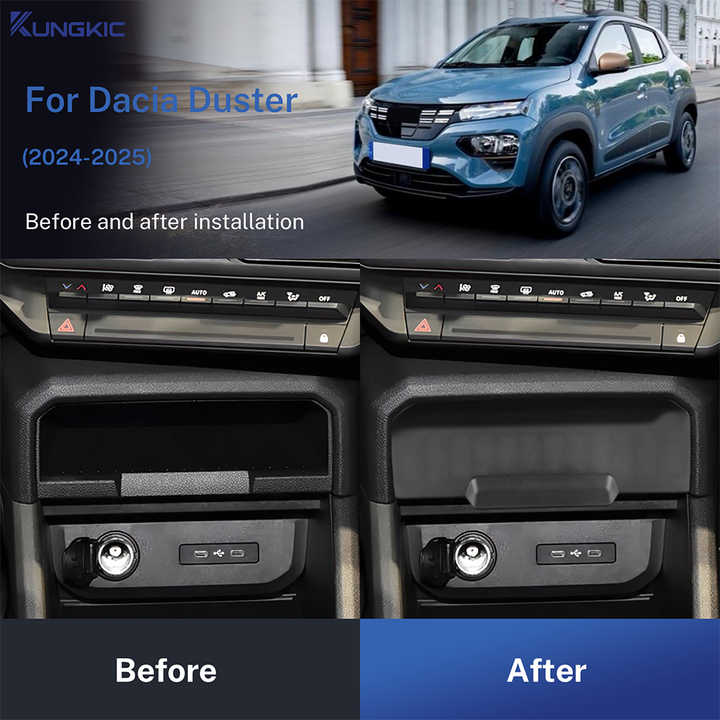 For Dacia Duster 3 2024 2025 Car Storage Central Control Storage Box ...