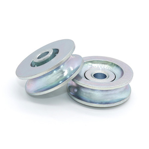 Ròng rọc nhôm đặc rỗng 100mm dùng cho phòng tập thể dục, hỗ trợ OEM tùy chỉnh, dây cáp thể thao - Product Image 2