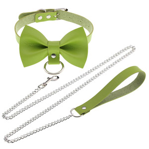 Non Mainstream Punk Cool <span class=keywords><strong>Pas</strong></span> <span class=keywords><strong>Cher</strong></span> Adulte Sm Sex Game Retenue Sexy <span class=keywords><strong>Collier</strong></span> Bondage PU Cuir Bowknot Traction Ceinture <span class=keywords><strong>Collier</strong></span> - Product Image 1