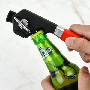Abrelatas manual magnético de acero inoxidable con un solo mango y apertura lateral para cocina, abridor de botellas y sacacorchos al por mayor - Product Image 3