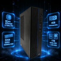 PC Kantor Xinchuang E700-ZD Zhaoxin dengan CPU 2.7GHz, BIOS Aman Domestik, Mendukung Kylin UOS, GPU & Penyimpanan yang Dapat Diperluas, Dapat Dikustomisasi