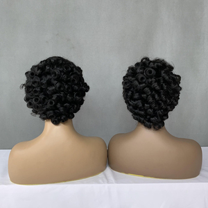 Peluca de Cabello Humano con Encaje SDD 4x4, Estilo Bob con Rizos, Alta Densidad, Diseño Go, Ajuste Cómodo para Todo el Día, para Mujeres - Product Image 3