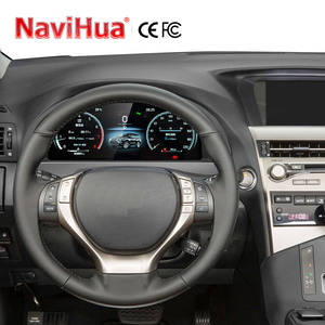 หน้าจอแสดงผลแบบ Virtual Cockpit ขนาด 12.3 นิ้ว สำหรับ Lexus RX ปี 2009-2014 จอ LCD แดชบอร์ด รองรับ Carplay ชุดหน้าปัดดิจิตอล มาตรวัดความเร็ว อัพเกรด Carplay - Product Image 3