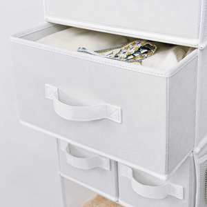 Hanging Closet Organizer <b>Fabric</b> PE Living Room Clothing <b>Boxes</b> Stainless Steel Other Home <b>Storage</b> & Organization Rectangle 2mm - Product Image 4