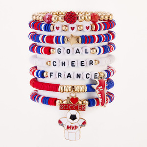 Lot de Bracelets Trophées de Football en Gros – Thème Coupe du Monde 2026 – Souvenir Sportif Multi-Pays pour les Fans - Product Image 4