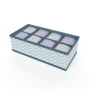 New Design Cases Adjustable 8-Grid <strong>Underwear</strong> Storage Box Foldable <strong>Underwear</strong> Drawer <strong>Organizer</strong> with Small Package for Space Saving - Product Image 6