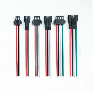 kebaolong sm2.54 male and female butt 2p3p4p terminal wire tail tin is suitable for toy model aircraft LED light terminal