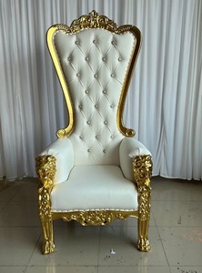 Sang Trọng Hoàng Gia Vua Ngai Vàng Nữ Hoàng ghế vải ghế ngoài trời phòng khách trường nhà bếp căn hộ sử dụng-cho đám cưới tổ chức sự kiện ghế - Product Image 3