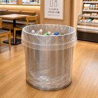 Sacs d'emballage pour la livraison de repas de restaurant, sacs de transport jetables en plastique avec soufflet latéral et fond plat pour boîte à lunch