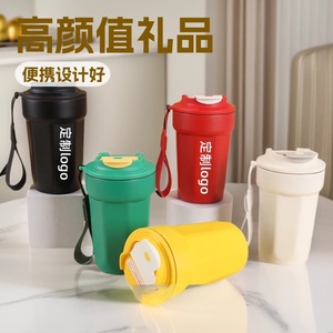 Stainless Steel Octagonal Coffee <b>Mug</b> 304 <b>Insulated</b> Travel Thermos Gift Cup Portable Outdoor Use - Product Image 5