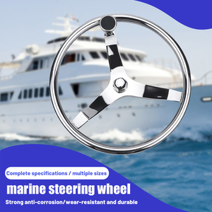 Volante <span class=keywords><strong>de</strong></span> Barco <span class=keywords><strong>de</strong></span> Acero Inoxidable <span class=keywords><strong>de</strong></span> 3.5 Pulgadas, Accesorio <span class=keywords><strong>de</strong></span> Control Hidráulico Marino - Product Image 4