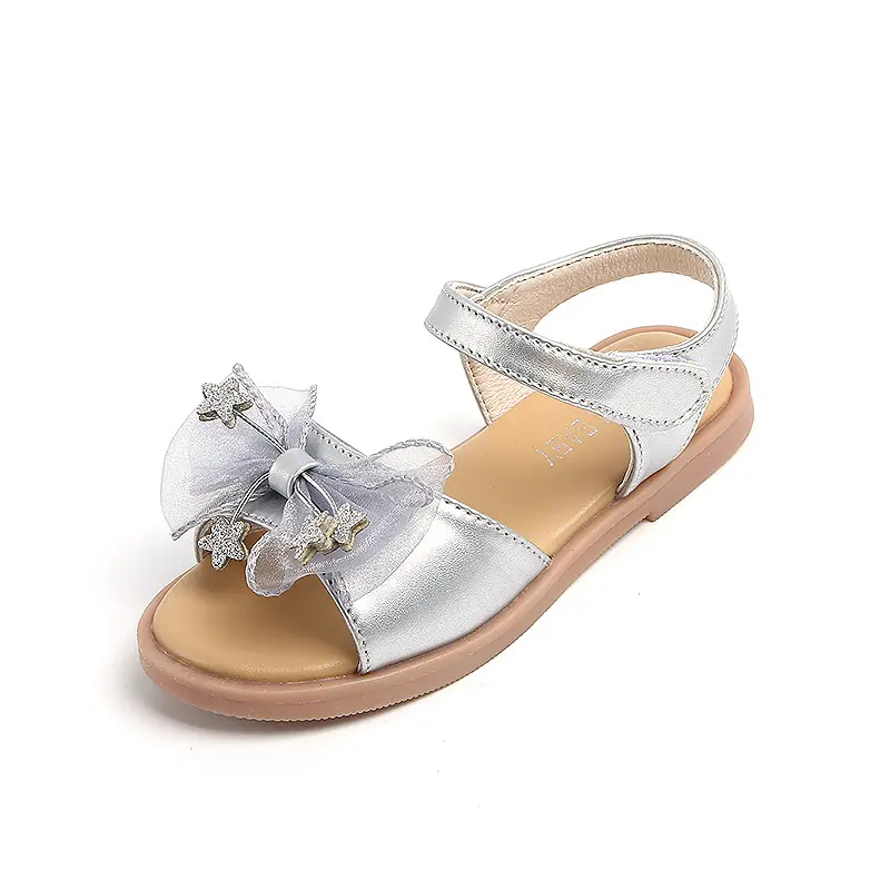 Kinder Sommerschuhe Großhandel Kinder Baby Luxus Flache Kleinkind Prinzessin Geburtstag Little Girl Sandalen