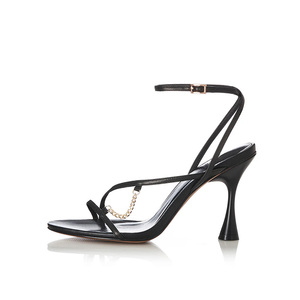 2024 stile estivo da donna con <span class=keywords><strong>tacco</strong></span> <span class=keywords><strong>a</strong></span> spillo in pelle con stampa serpente personalizzato sandali da donna con cinturino aperto - Product Image 6